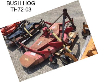 BUSH HOG TH72-03