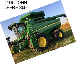 2015 JOHN DEERE S680