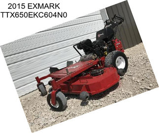 2015 EXMARK TTX650EKC604N0