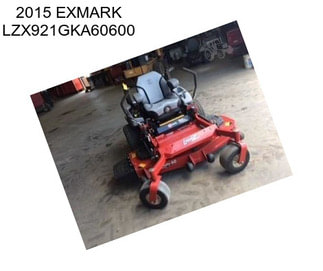 2015 EXMARK LZX921GKA60600