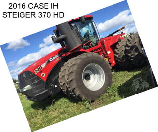 2016 CASE IH STEIGER 370 HD