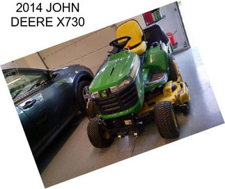 2014 JOHN DEERE X730