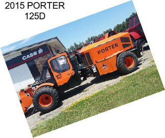 2015 PORTER 125D