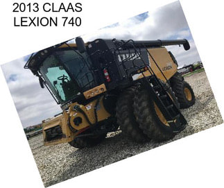 2013 CLAAS LEXION 740