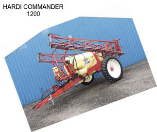 HARDI COMMANDER 1200