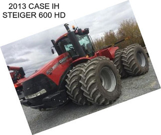 2013 CASE IH STEIGER 600 HD