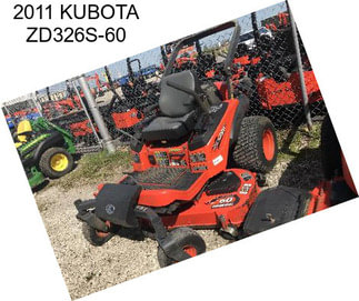 2011 KUBOTA ZD326S-60