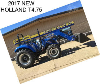 2017 NEW HOLLAND T4.75