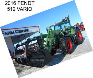 2016 FENDT 512 VARIO