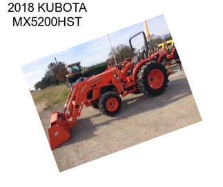 2018 KUBOTA MX5200HST