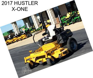 2017 HUSTLER X-ONE