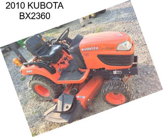 2010 KUBOTA BX2360