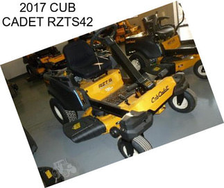 2017 CUB CADET RZTS42