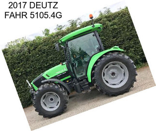 2017 DEUTZ FAHR 5105.4G