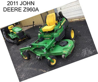 2011 JOHN DEERE Z960A