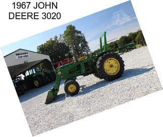 1967 JOHN DEERE 3020