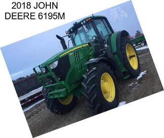 2018 JOHN DEERE 6195M