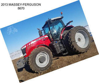 2013 MASSEY-FERGUSON 8670