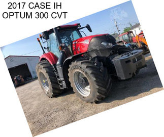 2017 CASE IH OPTUM 300 CVT