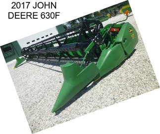 2017 JOHN DEERE 630F