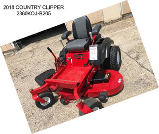 2018 COUNTRY CLIPPER 2360KOJ-B205