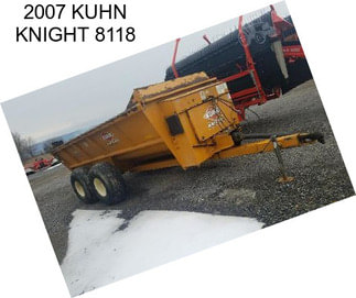 2007 KUHN KNIGHT 8118