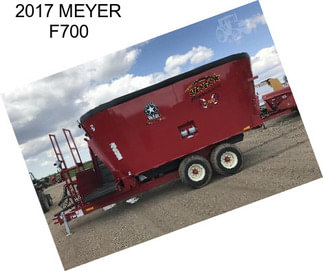 2017 MEYER F700