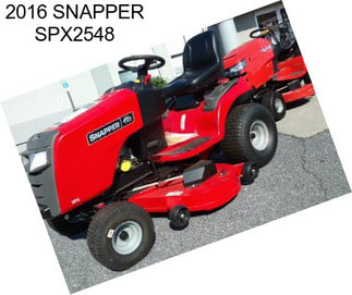 2016 SNAPPER SPX2548