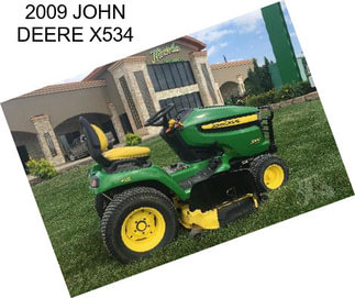 2009 JOHN DEERE X534