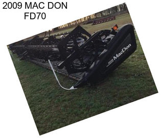 2009 MAC DON FD70