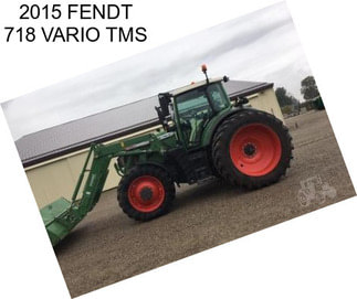 2015 FENDT 718 VARIO TMS