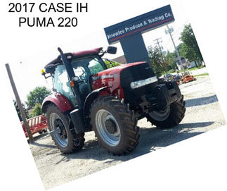 2017 CASE IH PUMA 220