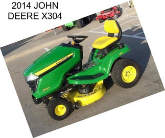 2014 JOHN DEERE X304