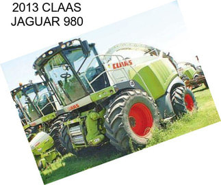 2013 CLAAS JAGUAR 980