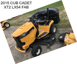 2015 CUB CADET XT2 LX54 FAB