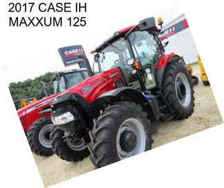 2017 CASE IH MAXXUM 125