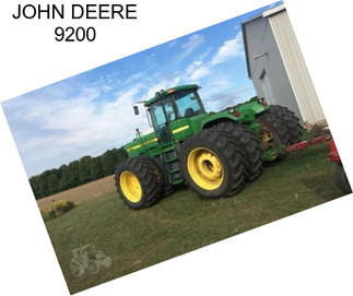 JOHN DEERE 9200