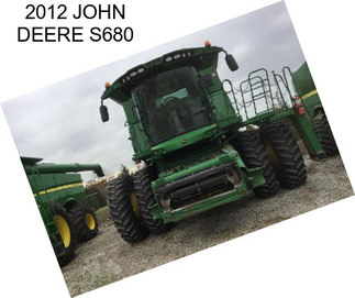 2012 JOHN DEERE S680