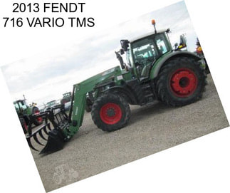 2013 FENDT 716 VARIO TMS