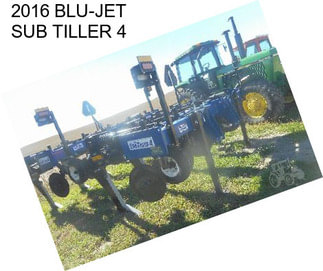 2016 BLU-JET SUB TILLER 4