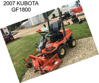 2007 KUBOTA GF1800