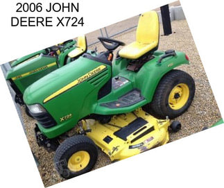 2006 JOHN DEERE X724