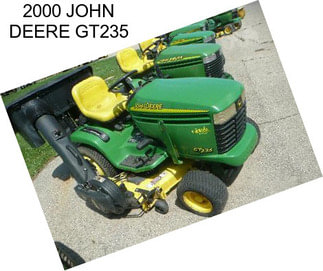2000 JOHN DEERE GT235