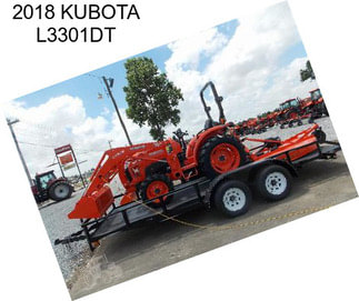 2018 KUBOTA L3301DT