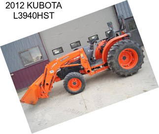 2012 KUBOTA L3940HST