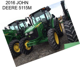 2016 JOHN DEERE 5115M