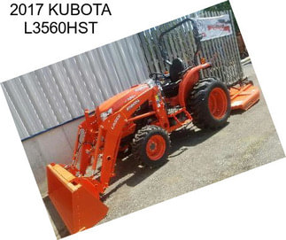 2017 KUBOTA L3560HST