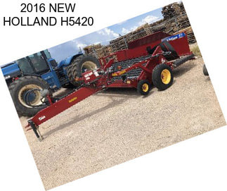 2016 NEW HOLLAND H5420