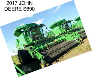 2017 JOHN DEERE S690