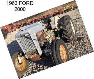 1963 FORD 2000